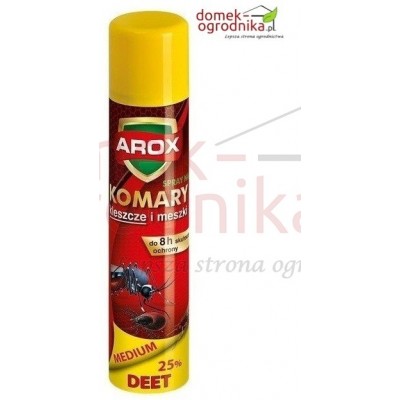 AROX Spray Deet Medium na komary,kleszcze i meszki 90ml