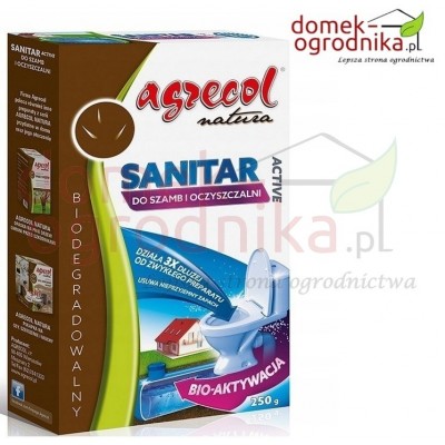 Sanitar Active oczyszczanie do szamb i oczyszczalni Agrecol 250g