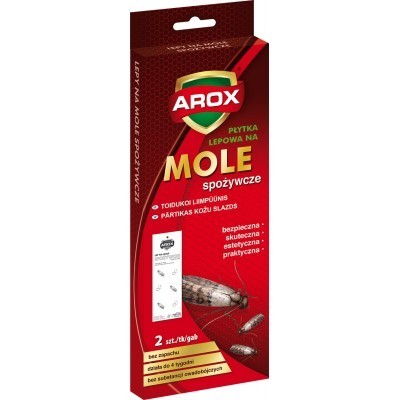 Płytka lepowa na mole spożywcze AROX